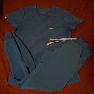 Figs royal blue scrubs